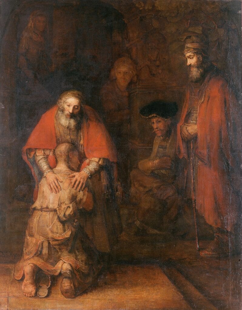 Historias trágicas detrás de las pinturas más famosas del arte 5 Rembrandt Harmenszoon van Rijn - El retorno del hijo pródigo