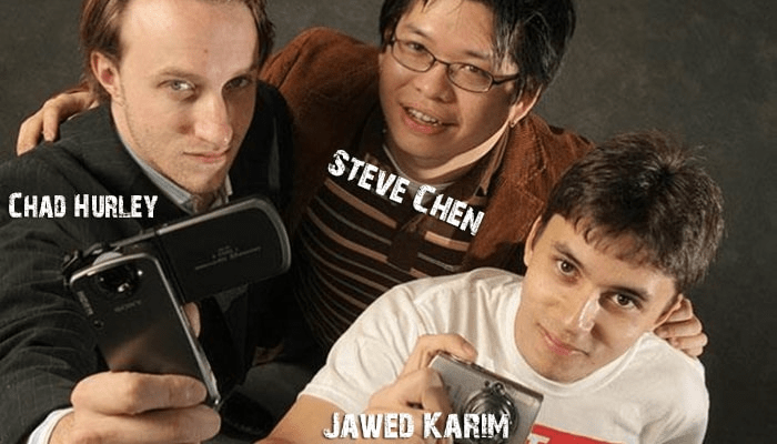 YouTube: La Historia Detrás del Mayor Gestor de Videos 1 Fundadores de Youtube: Retrato de Chad Hurley, Steve Chen y Jawed Karim, creadores de YouTube. Accesibilidad web y SEO para entretenimiento, historia y tecnología.