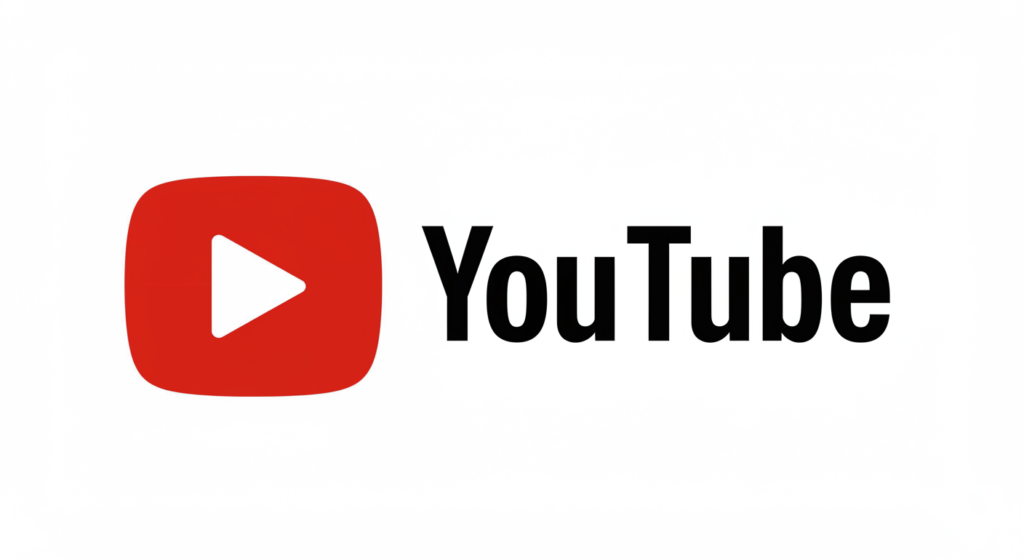 YouTube: La Historia Detrás del Mayor Gestor de Videos 5 Logotipo Youtube: Imagen del logotipo de Youtube, con botón de reproducción rojo y texto "YouTube" en negro. Accesibilidad web y SEO para entretenimiento, videos y redes sociales.