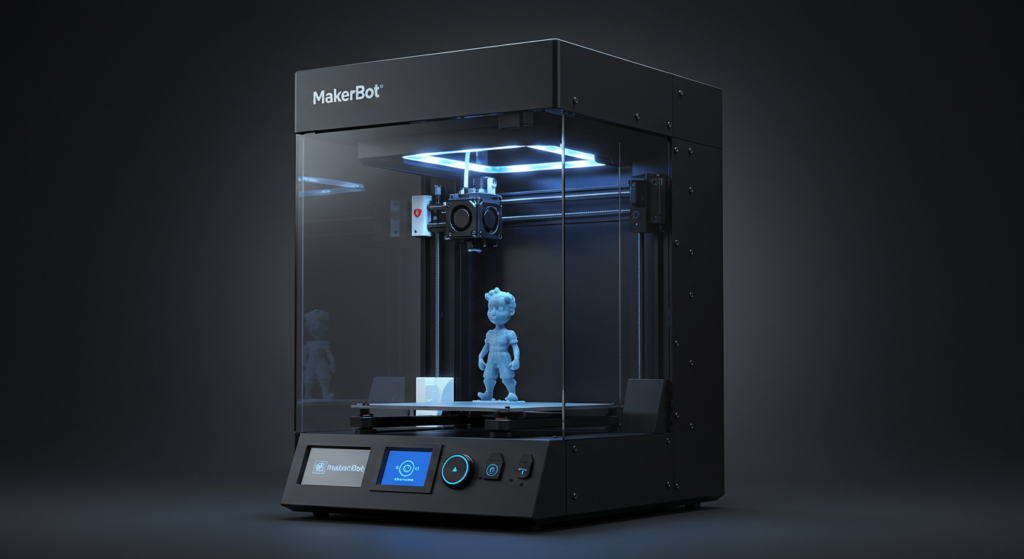 Arduino: Qué es y Cómo se Usa en la Electrónica y Programación 6 Impresora 3D MakerBot: Imagen de impresora 3D MakerBot Replicator imprimiendo una figura. Accesibilidad web y SEO para impresión 3D, tecnología y diseño.