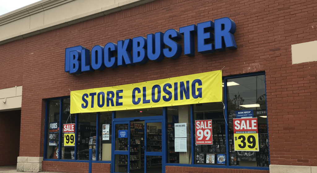 El Origen de Netflix: Cómo Nació y Revolucionó el Streaming 3 Blockbuster Cierre Tienda