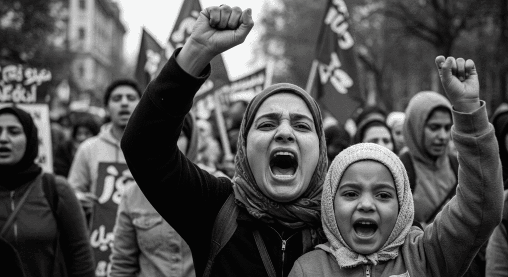 Cómo surgió el Día Internacional de las Mujeres: historia y significado 6 "Madre e hija protestando juntas. Imagen conmovedora de una manifestación por los derechos humanos y la justicia social. Activismo, madres de plaza de mayo, memoria histórica."