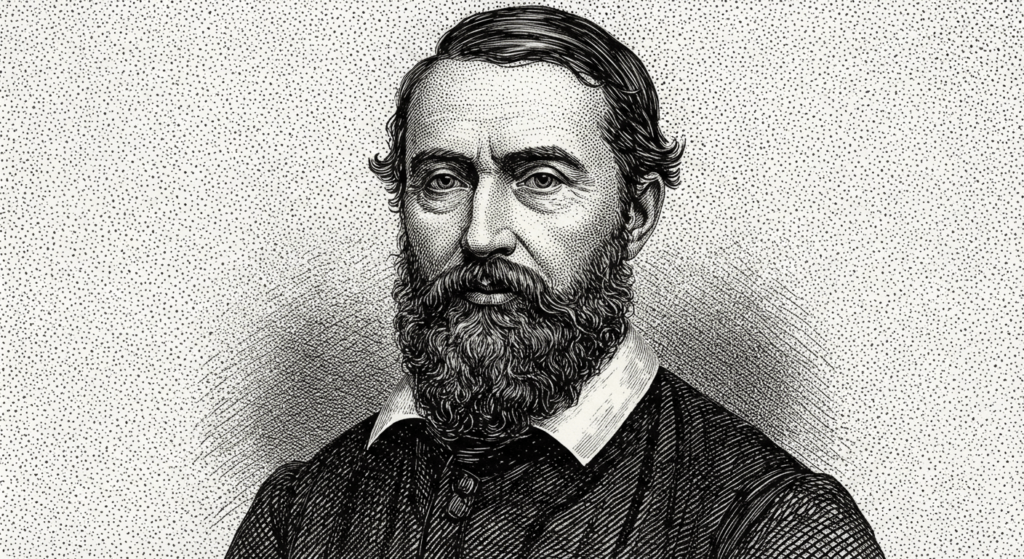 Miguel Ángel Buonarroti: el hombre que definió el arte y la escultura clásica 1 Grabado de Miguel Ángel con barba y mirada seria. Imagen en blanco y negro, ideal para artículos sobre historia del arte, el Renacimiento o técnicas de grabado.