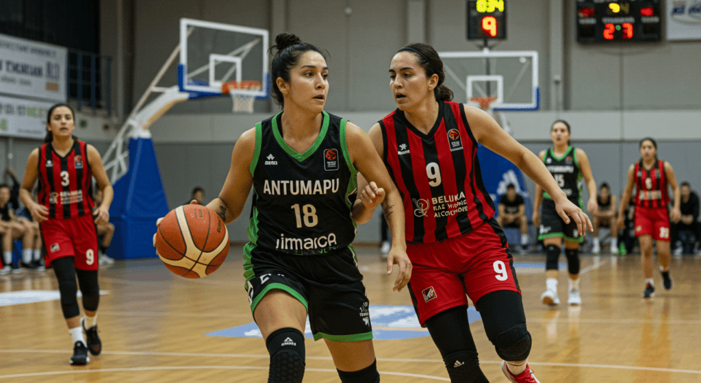 10 razones por las que hacer deporte mejora tu salud y bienestar 6 Partido de baloncesto femenino: jugadora driblando el balón defendida por una oponente. Deporte, baloncesto, competición femenina