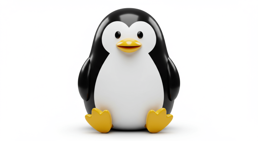 Linux: un sistema operativo potente y gratuito 2 Pingüino Tux, mascota oficial de Linux. Descarga imágenes de Tux para tus proyectos de software libre. Ilustración del pingüino de Linux, símbolo del sistema operativo de código abierto. Tux, el compañero de código abierto