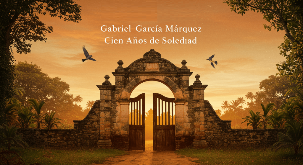 ¿Quién fue Gabriel García Márquez? Vida, obra y legado del Nobel colombiano 3 Portada del libro "Cien años de soledad" de Gabriel García Márquez. Literatura latinoamericana, realismo mágico, Premio Nobel. Accesibilidad web.