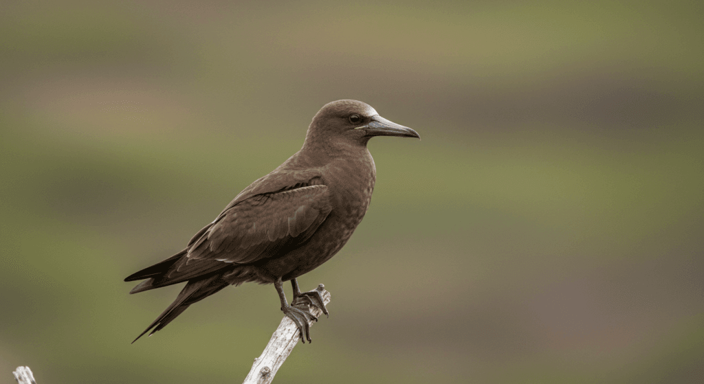 La orientación de las aves: cómo encuentran su camino durante la migración 2 Pájaro bobo pardo posado en una rama. Imagen de ave marina y fauna silvestre. Fotografía accesible para personas con discapacidad visual. Pájaro Bobo Fauna Silvestre Naturaleza.