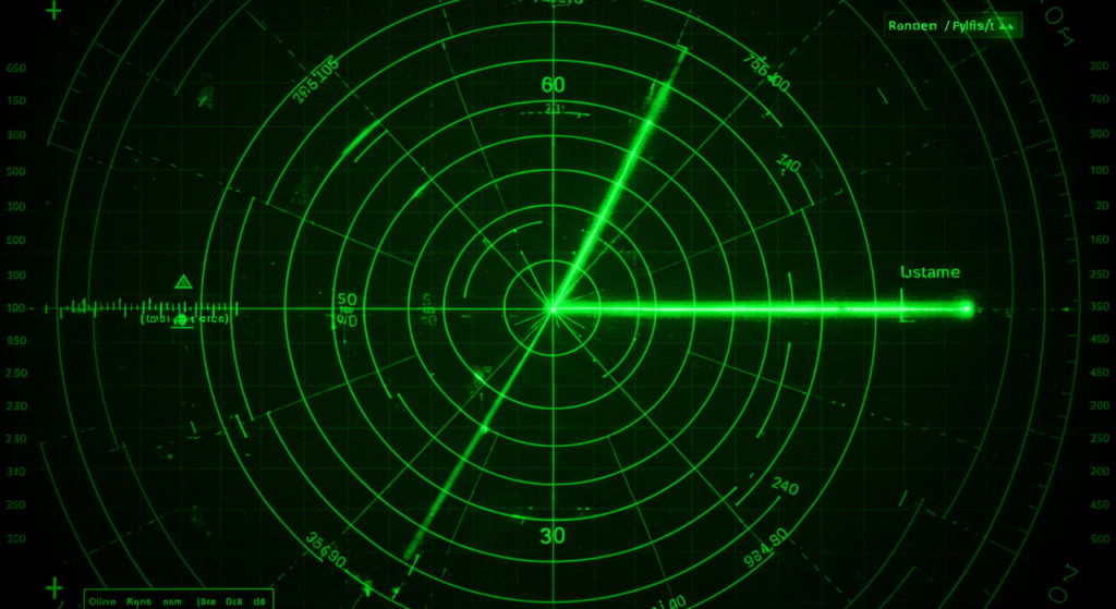 ¿6x1?: ¿Por qué cambia tu voz en la pubertad? 3 Pantalla de radar en verde mostrando un barrido. Imagen para tecnología, navegación y seguridad. Accesibilidad web.