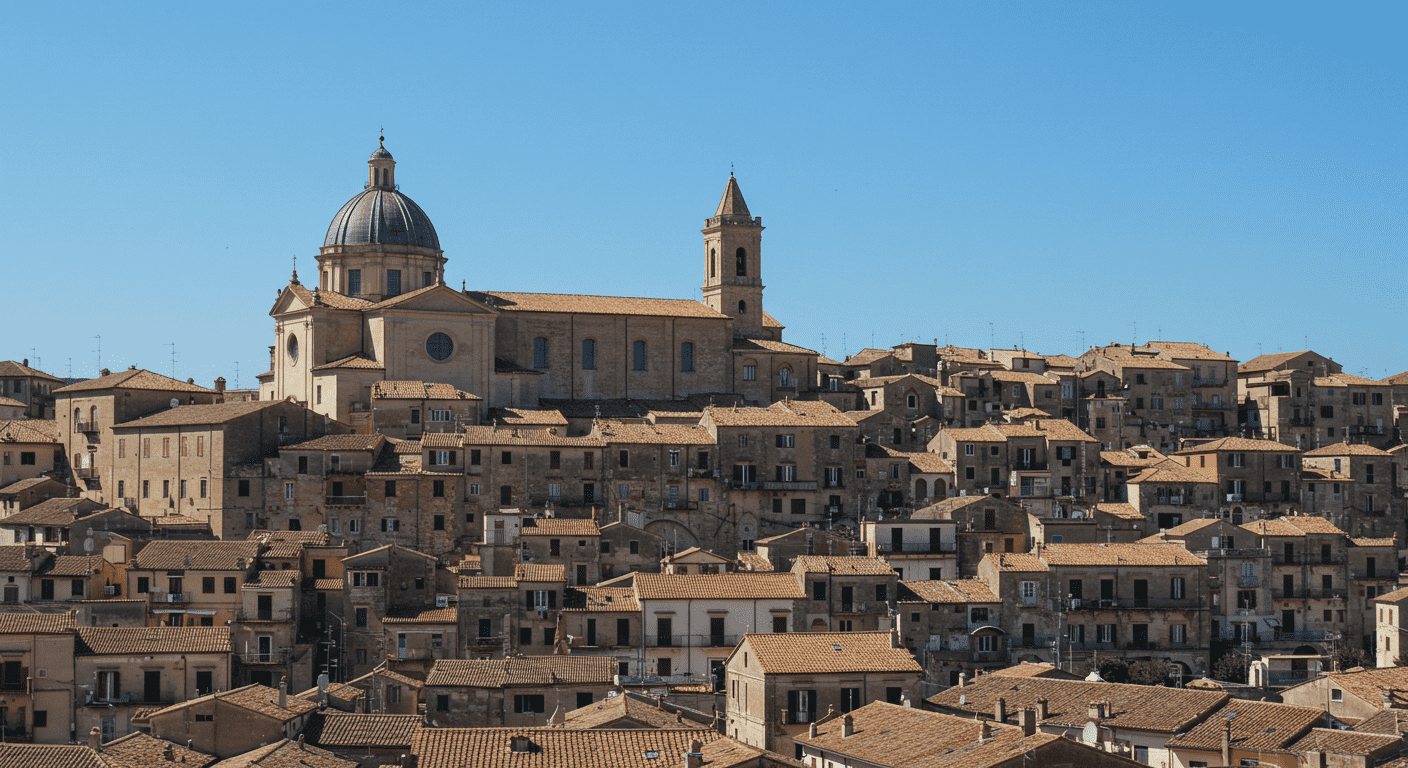 ¿Por qué tenemos apellidos? Historia, significado y evolución 2 Ciudad italiana en la cima de una colina con edificios históricos. Arquitectura tradicional italiana con tejas de terracota. Destino turístico en Italia.