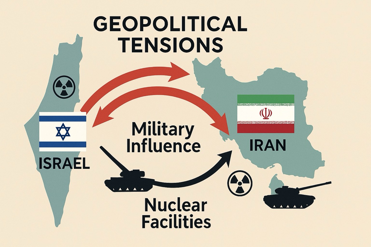 Entendamos la Guerra: Israel vs Irán 3 Mapa de tensiones geopolíticas y nucleares entre Israel e Irán