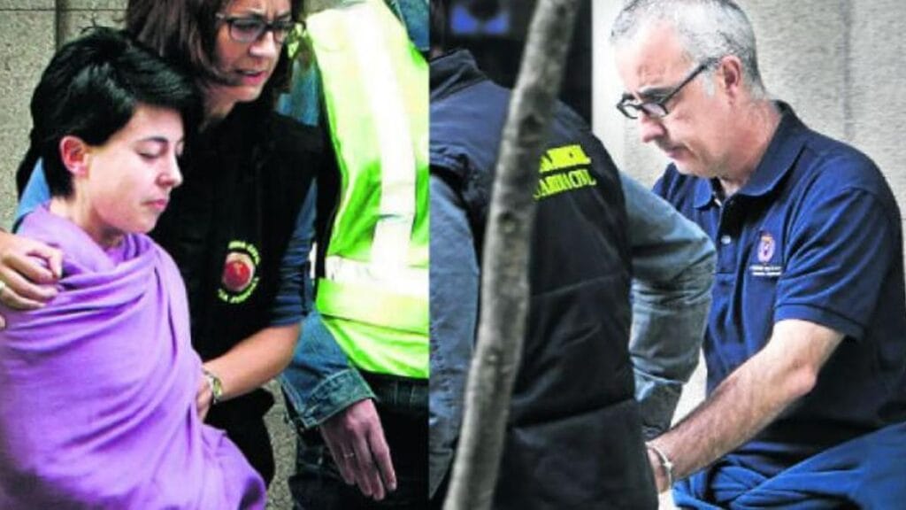 Asesinato de Asunta: el macabro crimen que estremeció a España 4 Rosario Porto y Alfonso Basterra siendo arrestados