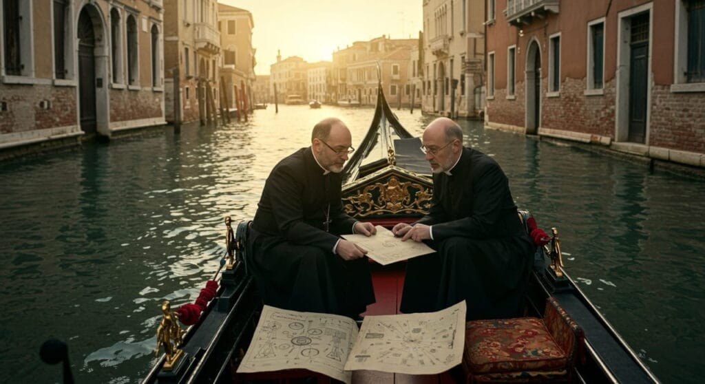 El Cronovisor: La Máquina del Tiempo Más Controvertida del Vaticano 4 Encuentro entre el padre Pellegrino Ernetti y François Brune en Venecia donde se reveló el secreto del cronovisor