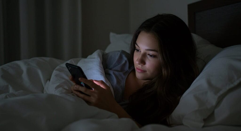 Ansiedad moderna: redes sociales, presión constante y burnout digital 2 Ansiedad moderna y redes sociales antes de dormir