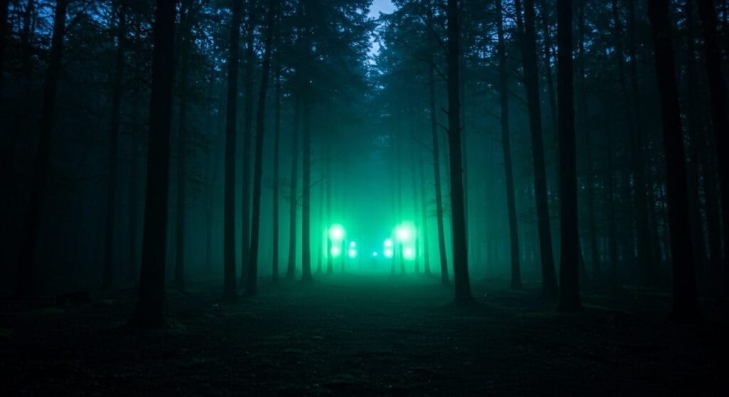 Bosque Hoia-Baciu en Rumanía con claro circular misterioso