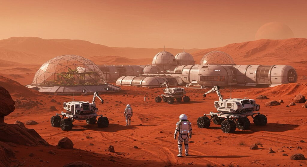 Innovaciones extremas de la ciencia en exploración espacial hacia Marte.