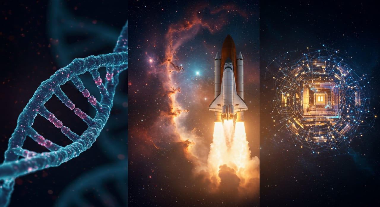 Innovaciones extremas de la ciencia en medicina, energía y espacio.
