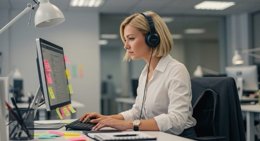 Neurodiversidad: TDAH, TEA y más en adultos y adolescentes 3 Adulto con TDAH usando estrategias para gestionar la neurodiversidad.