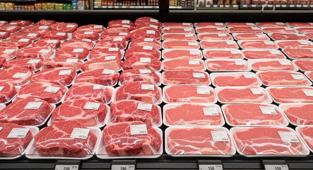 Diferencia entre carne cultivada y carne tradicional.