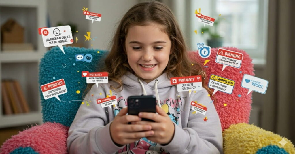 privacidad digital en menores en redes sociales