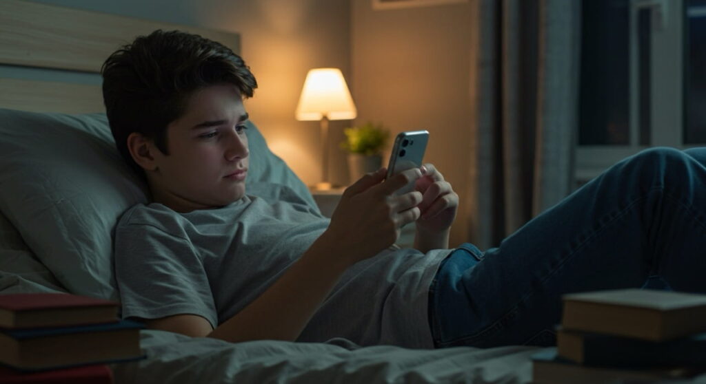 efectos en la salud mental de menores en redes sociales