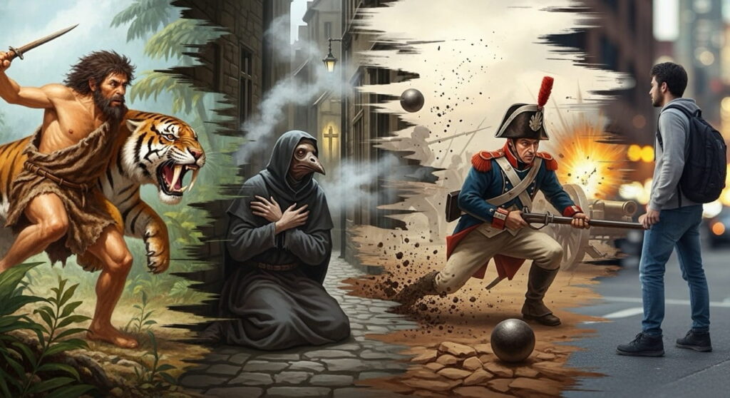 Tu existencia es un milagro: ¿más improbable que ganar la lotería? 5 Escenas de supervivencia a lo largo de la historia que los antepasados tuvieron que superar, haciendo de tu existencia un milagro de resiliencia.