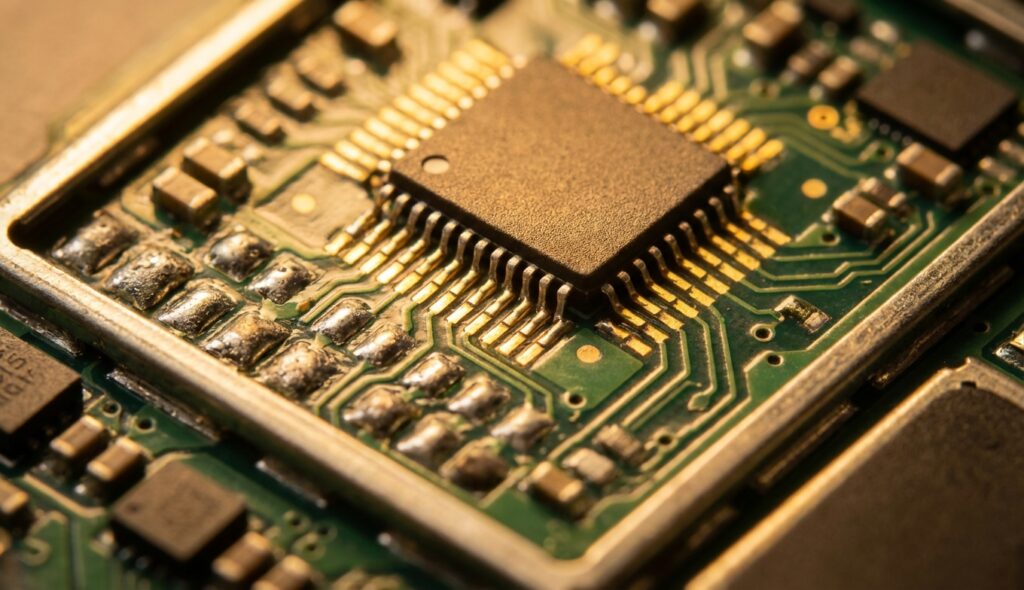 ¿Tu smartphone te escucha? La verdad tras el mito 2 Macro de un chip procesador de señales en un teléfono móvil