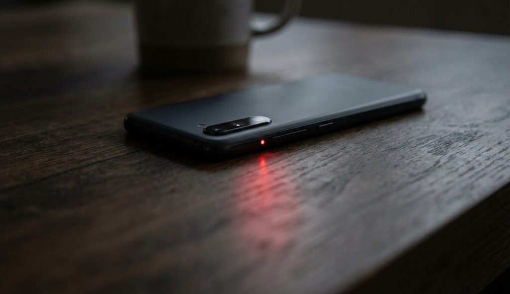 ¿Tu smartphone te escucha? La verdad tras el mito 5 Smartphone boca abajo sugiriendo actividad de sensores en espera