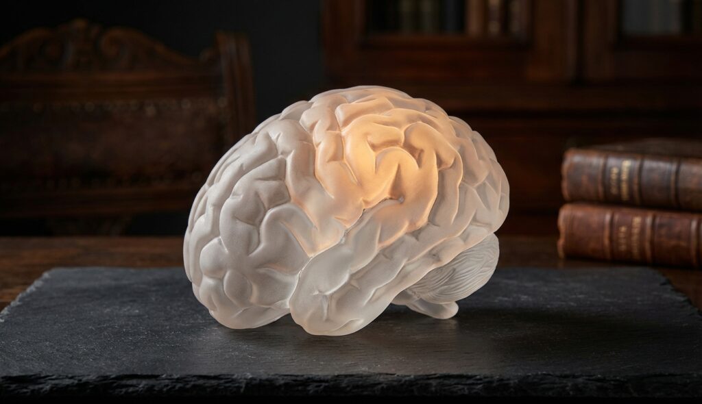 Cerebro humano resaltando el lóbulo parietal