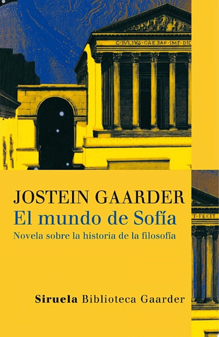 Portada del libro El mundo de Sofía de Jostein Gaarder