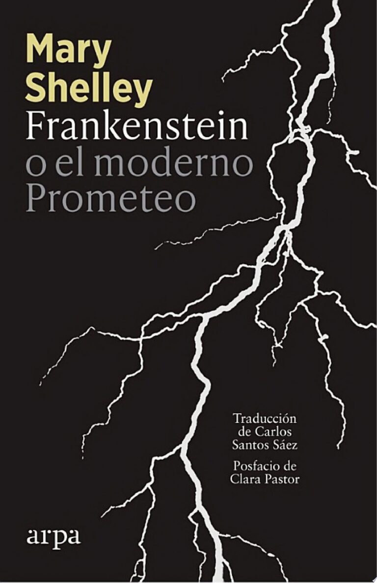 Portada del libro Frankenstein o el moderno Prometeo de Mary Shelley