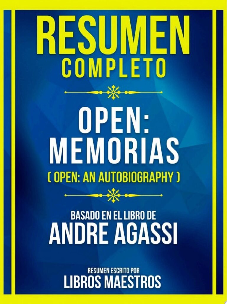 Portada del libro Open: Memorias de Andre Agassi