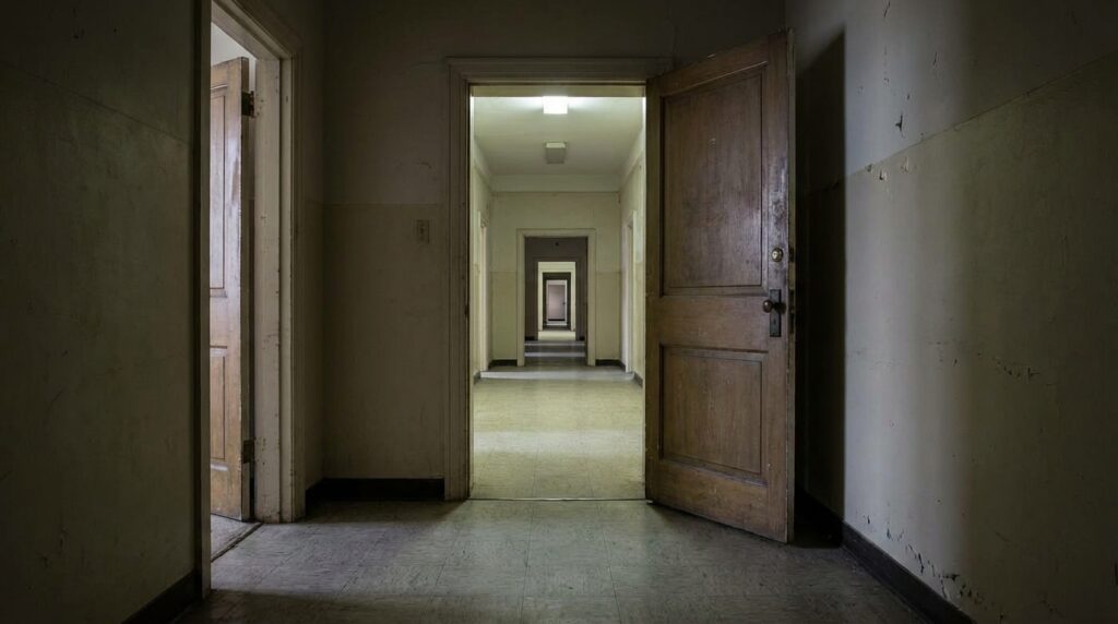 Terror liminal: ¿Por qué los Backrooms nos atrapan? 7 Puerta abierta hacia un vacío de pasillos infinitos