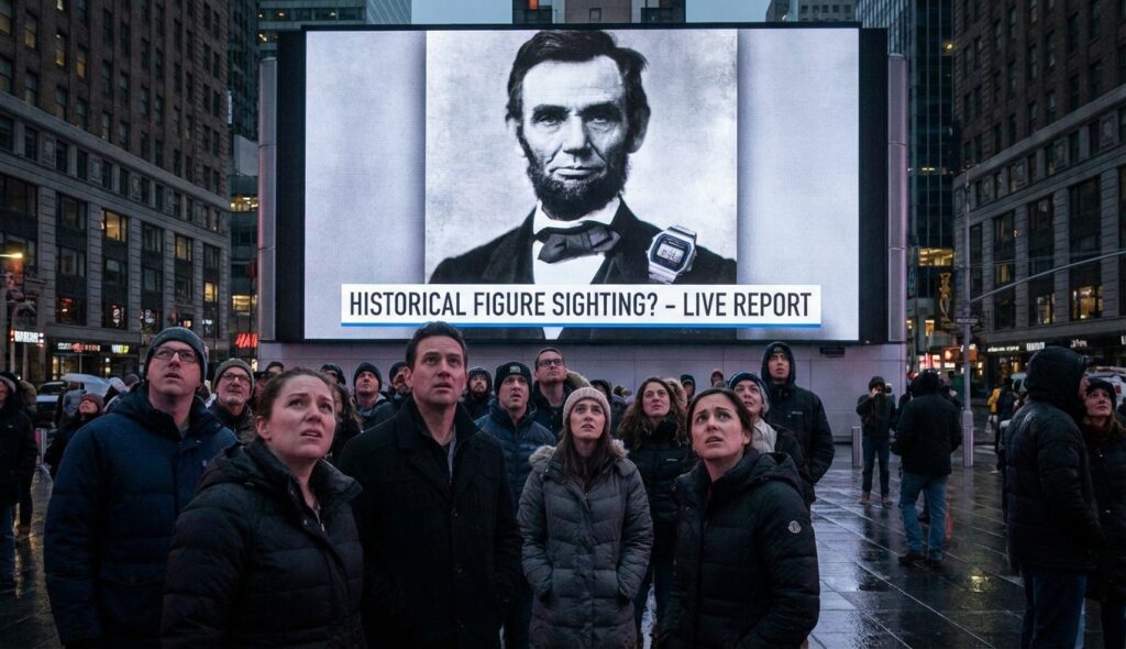 Por qué nuestro cerebro crea recuerdos falsos 4 Personas experimentando el Efecto Mandela frente a una imagen icónica