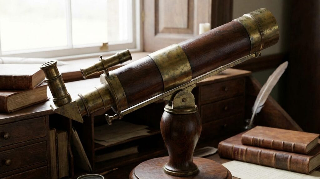 Telescopio reflector original de Isaac Newton