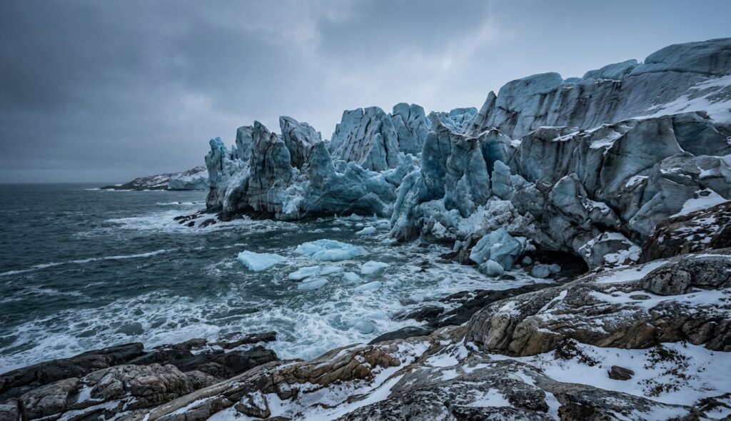 Corrientes marinas clima global: El motor del planeta 4 Glaciares antiguos derritiéndose en el océano durante el Dryas Reciente