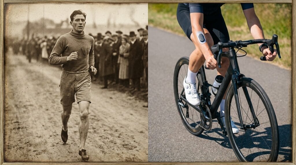 Comparación entre la hidratación antigua y la tecnología moderna en el deporte