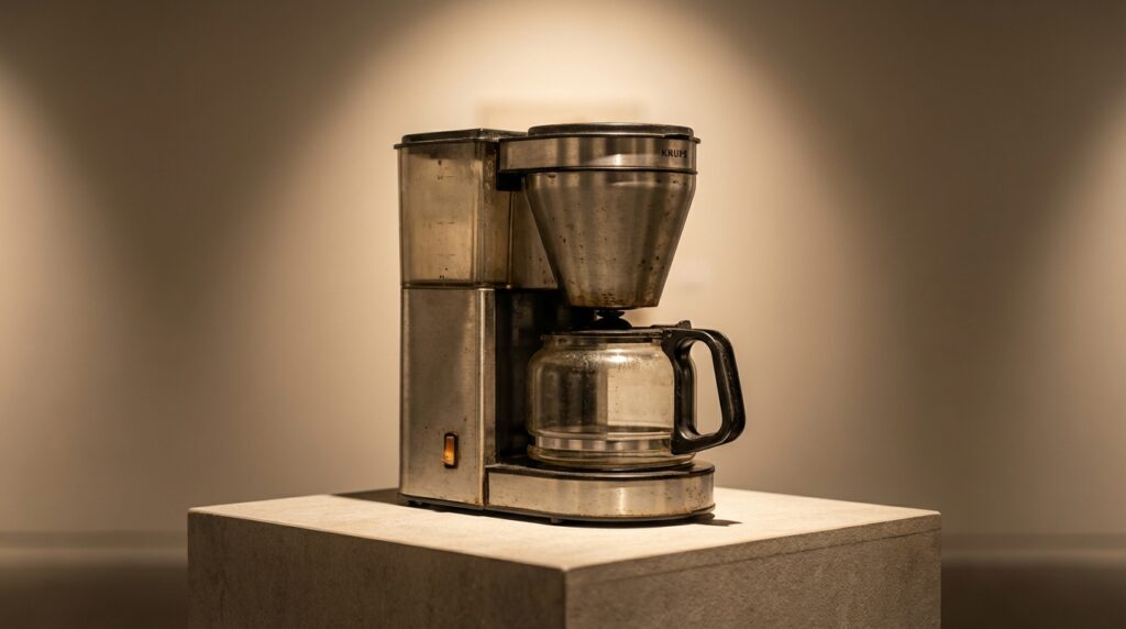 Historia de la cámara web: el café que cambió todo 6 La cafetera Krups original de la Trojan Room