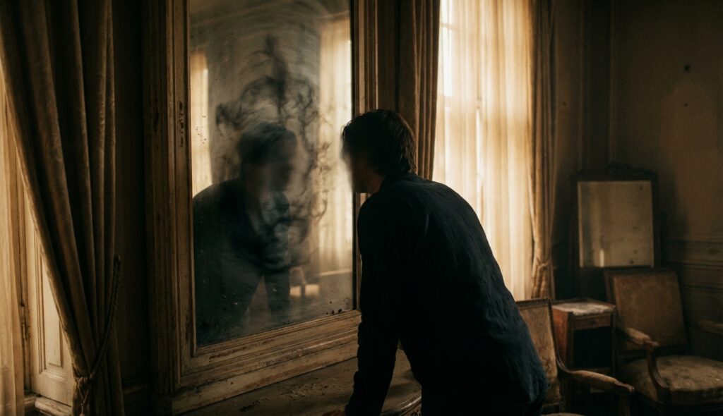 Representación visual de la pérdida de identidad en la despersonalización