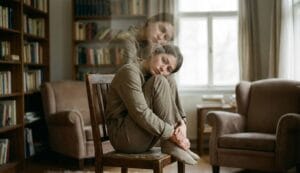 Representación artística de la despersonalización y disociación