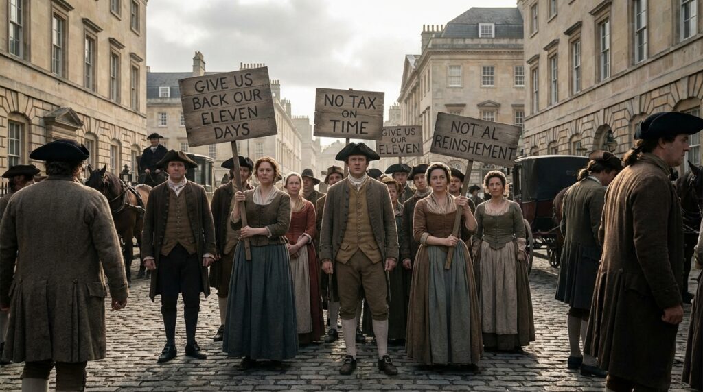 Origen del calendario: la historia de los días perdidos 6 Protestas históricas en Inglaterra por el cambio de calendario