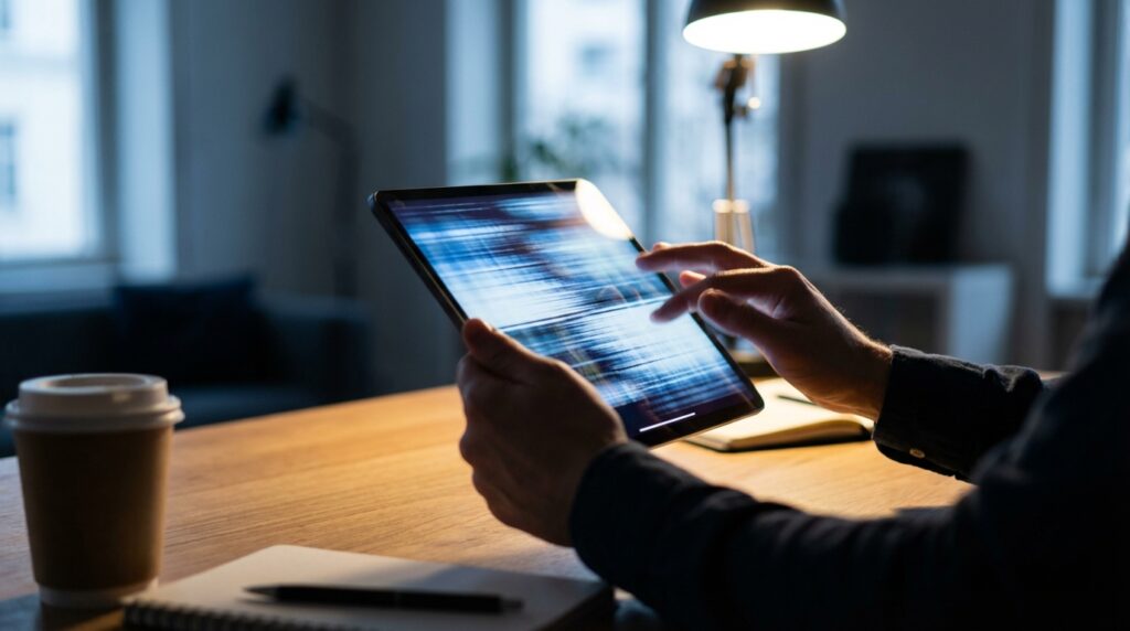 Pantallas OLED vs LCD: ¿Cuál cuida mejor tus ojos? 5 Representación visual del parpadeo de pantalla PWM