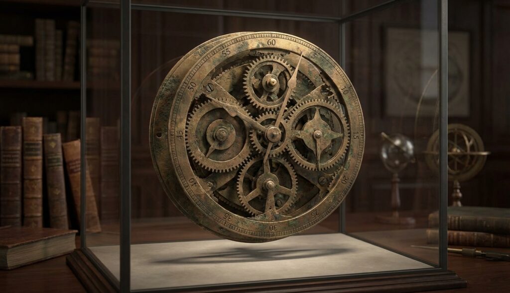 Mecanismo de Anticitera - Reconstrucción digital de los engranajes internos de la computadora antigua