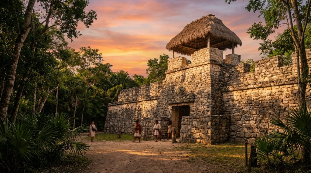 descubrimientos sobre la civilización maya - murallas y fortificaciones defensivas