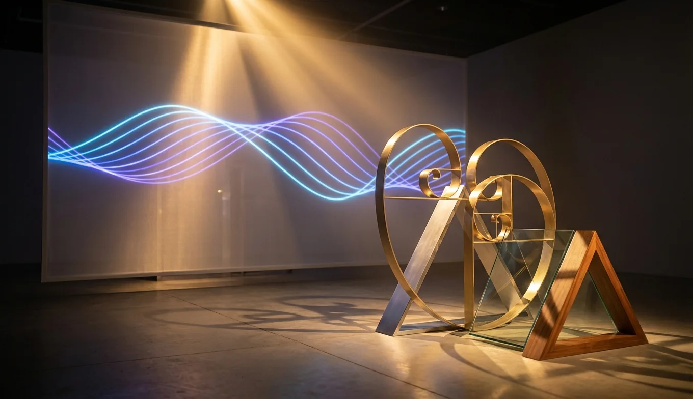 origen matemático de las notas musicales - visualización de ondas de sonido y geometría