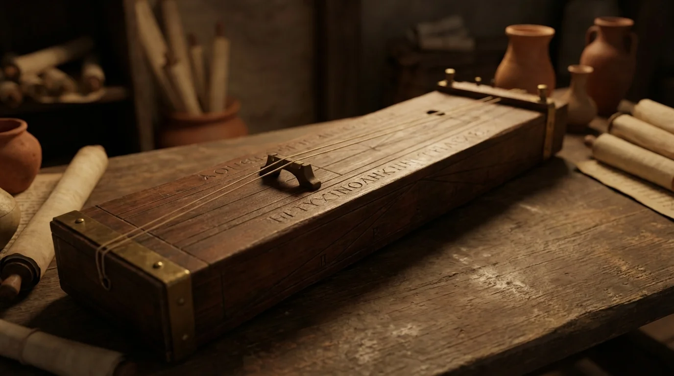 origen matemático de las notas musicales - el monocordio de Pitágoras y proporciones