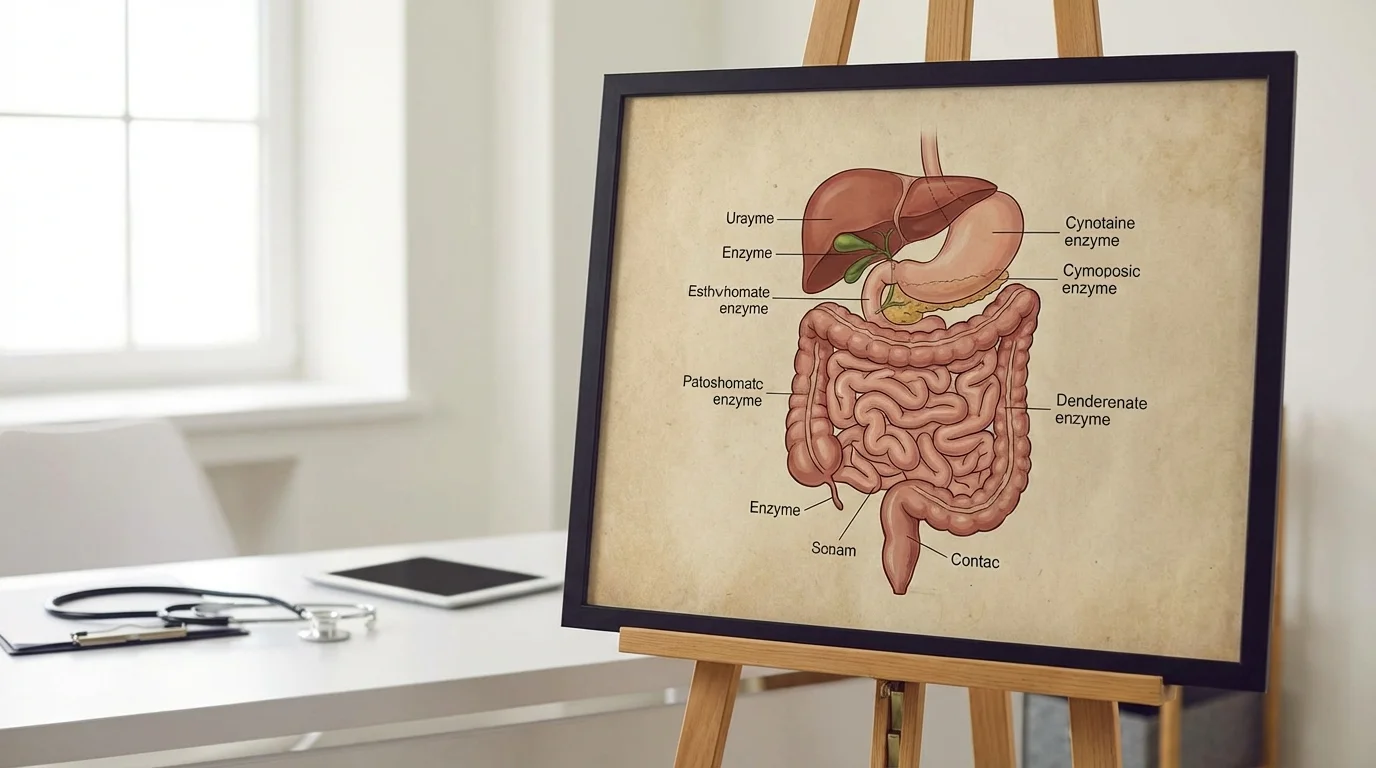 intolerancia a la lactosa - ilustración médica del sistema digestivo humano