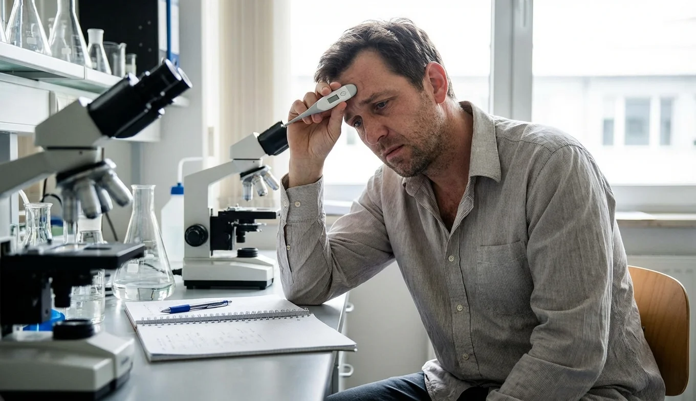 gripe masculina - imagen principal sobre la disparidad biológica de la gripe