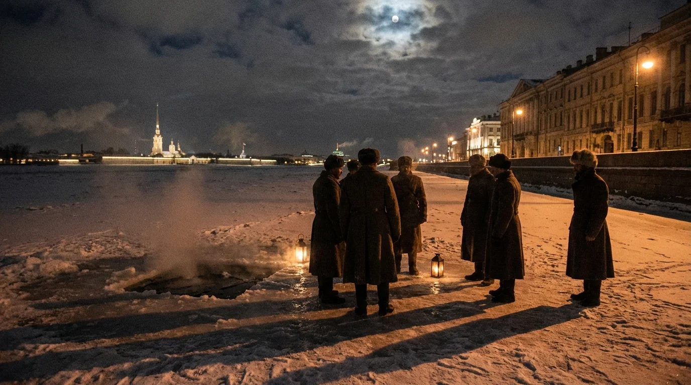 quién es rasputín y qué hizo - el lugar del asesinato de Rasputín en el río Nevá