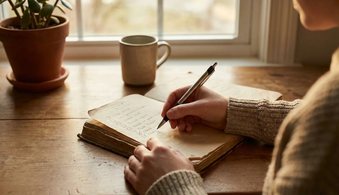 procrastinación científica - persona logrando una pequeña meta con tranquilidad