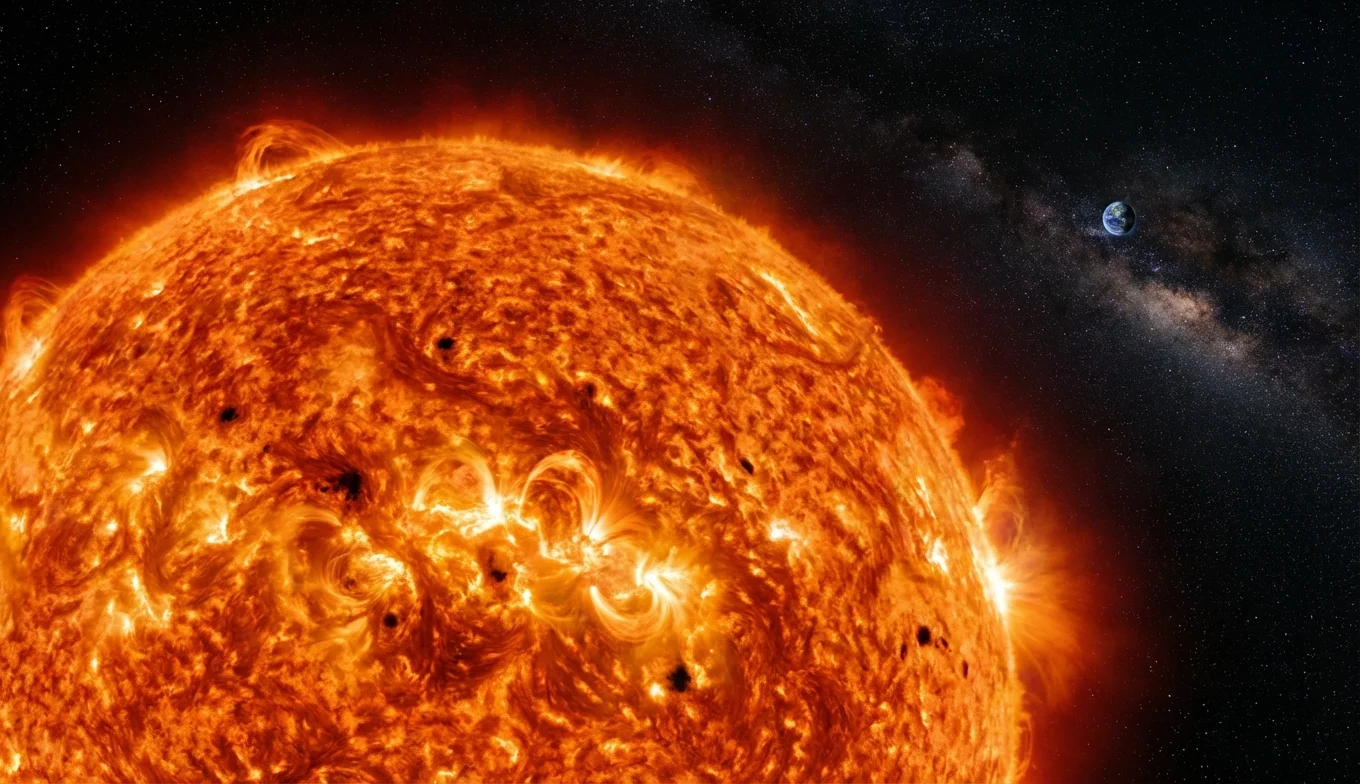 Evento Carrington de 1859: El impacto de la tormenta solar 7 Evento Carrington de 1859 - el sol y la Tierra en el espacio profundo